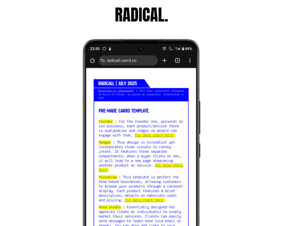 RADICAL